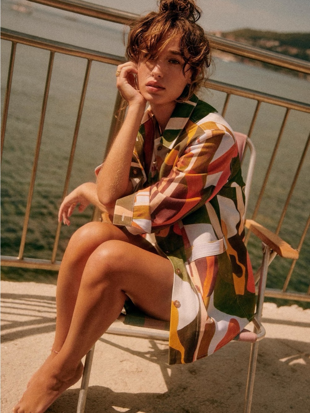 Sezane x Rafael Uriegas - limited edition collab Will Jacket / barn coat